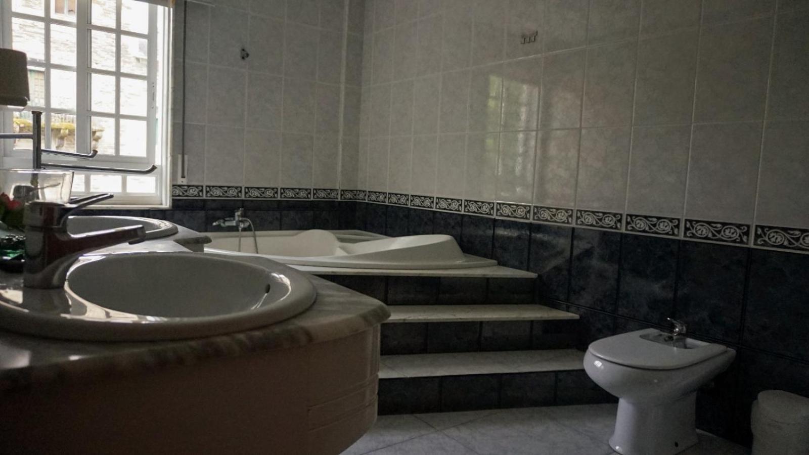 Pension Castro Parrillada Samos Esterno foto